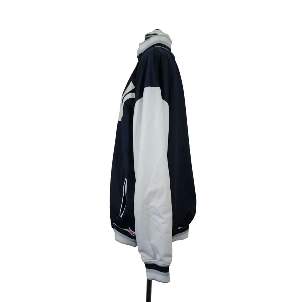 Stitches men's mock‎ neck full zip Yankees MLB baseball track jacket